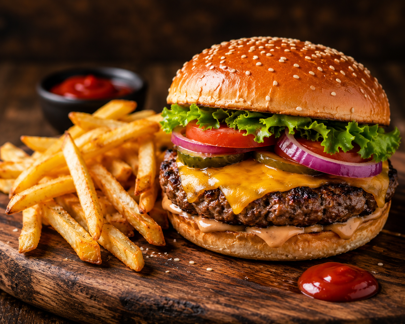 Burger & Fries